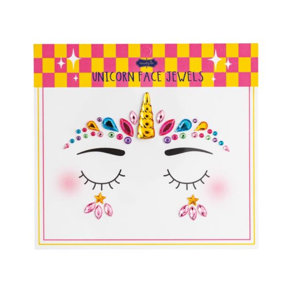 Unicorn Face Decal by Mudpie - Enchanting Temporary Face Art for Kids ...