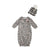 Mud Pie Baby Leopard Gown and Hat