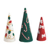 Mud Pie Christmas Beaded Cone Tree