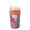 Swig Medium Iced Cup Coolie - Flora Rosa