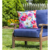 Bright Flowers & Hummingbirds Interchangeable Pillow Cover - D & D Collectibles