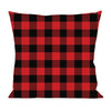 Holiday Plaid Truck Interchangeable Pillow Cover by Evergreen - D & D Collectibles