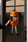 Jack O Lantern Candy Door Hanger by Mudpie - D & D Collectibles