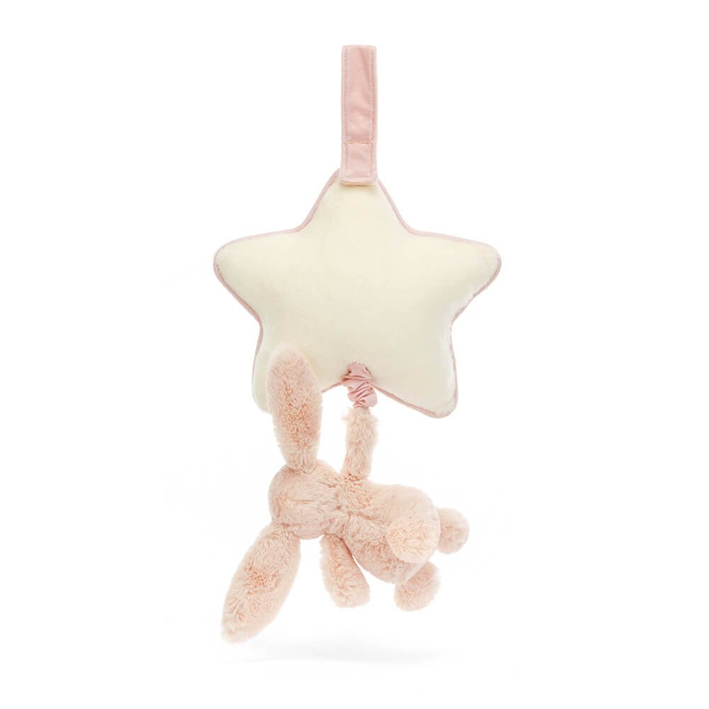 JellyCat Bashful Blush Bunny Musical Pull - D & D Collectibles