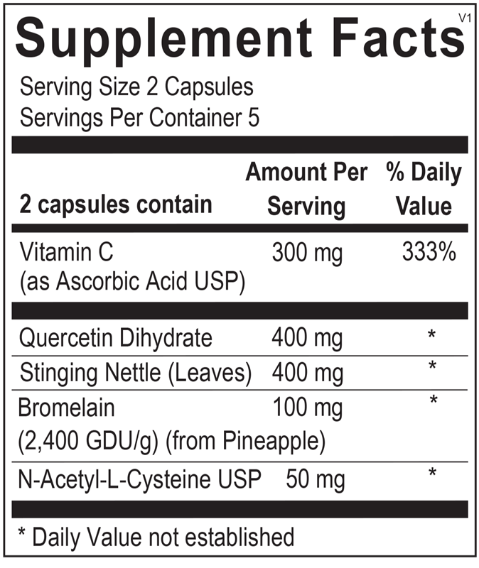 Ortho Molecular D-Hist 10 Capsules | Optimal Support for Nasal Passage ...