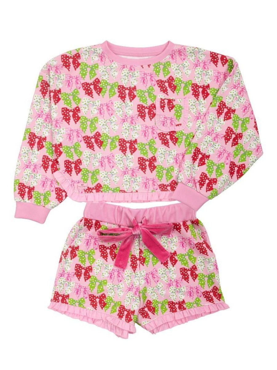 Simply Southern Ruffle Dots Pajama Short Set - Cozy & Durable – D & D ...