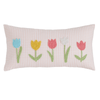 Tulip Easter Bunny Beaded Pillow by Mudpie - D & D Collectibles