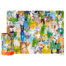 Werkshoppe Cat Plant Exchange Puzzle -500 Piece Jigsaw Puzzle