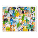 Werkshoppe Cat Plant Exchange Puzzle -500 Piece Jigsaw Puzzle