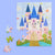Werkshoppe Pink Royal Castle Puzzle - 48 Piece Jigsaw Puzzle