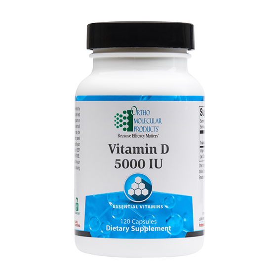 Ortho Molecular Vitamin D 5000IU (120 Capsules)