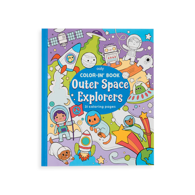 Ooly Out Space Explorers Coloring Book