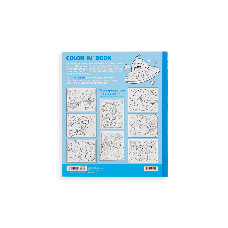 Ooly Out Space Explorers Coloring Book