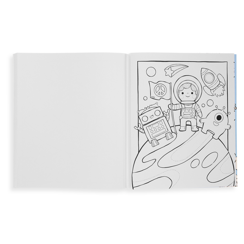 Ooly Out Space Explorers Coloring Book