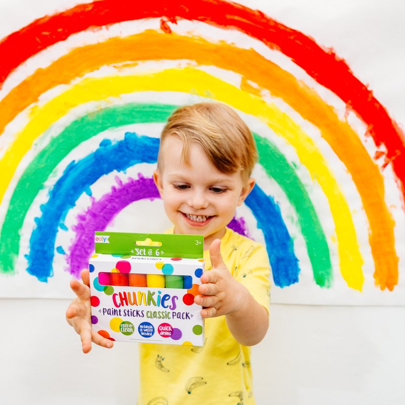 Ooly Chunkies Paint Sticks Classic Pack Set of 6