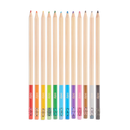 Ooly Unmistakables Colored Pencils 12 Erasable