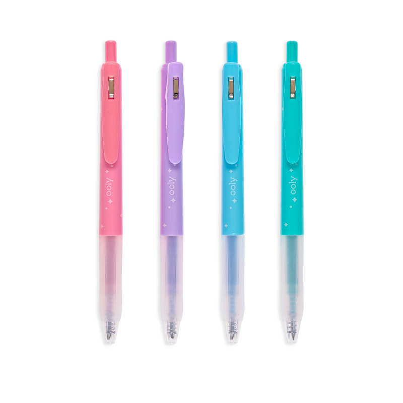Ooly Oh My Glitter Gel Pens Retractable .8 mm Set of 4