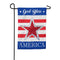 God Bless America Star Garden Flag - D & D Collectibles