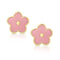 Lily Nily Flower Stud Earing Pink