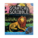 Ooly Scratch & Scribble Colorful Safari Art Kit
