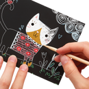 Ooly Scratch & Scribble Cutie Cats Mini Kit