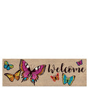 Butterfly Welcome Coir Switch Mat 9.25”x28.25”