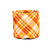 Fall Plaid Round Fabric Planters, Set of 3 by Evergreen
