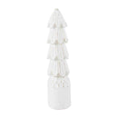 Small Carved White Wood Tree by Mudpie