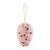 Pink Speckled Decorative Paper Mache Egg by Mudpie