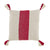 One Stripe Red Ponchaa Pillow by Mud Pie