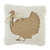 Turkey Small Hook Pillow by MudPie