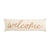 Welcome Embroidered Long Pillow by MudPie