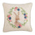 Hop Bunny Embroidery Pillows by Mudpie