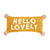 Hello Lovely Colorful Tufted Pillow by Mudpie