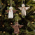 Multi Wood Angel Ornament by Mudpie
