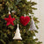 White Tree Velvet Ornament by Mudpie