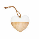 Heart Paulownia Ornament by Mudpie