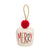 Merry Bell Ornament by Mudpie