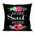 Floral Home Sweet Home Interchangeable Pillow Cover by Evergreen