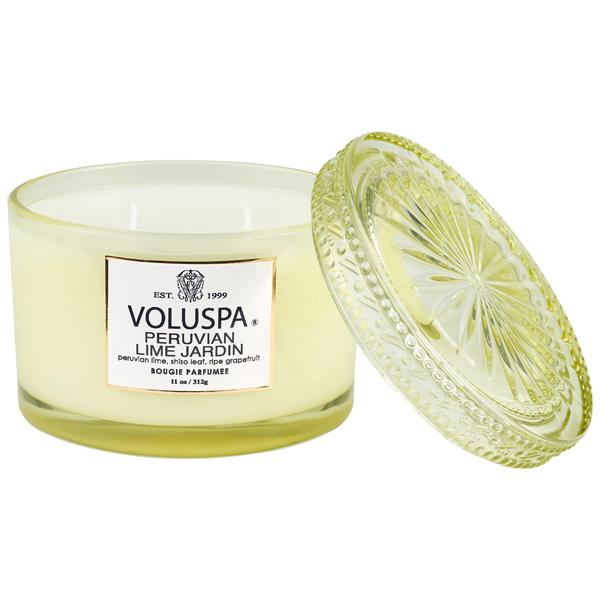 Voluspa Peruvian Lime Jardin Candle 11 oz Made in the USA - D & D Collectibles