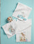 Celebrate Spring Watercolor Bunny Towels by Mud Pie