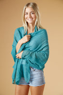 Teal Classic Insect Shield Scarf