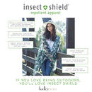 Teal Classic Insect Shield Scarf
