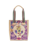 Consuela Calvin Chica Tote Beautifully Embroidered