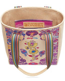 Consuela Calvin Chica Tote Beautifully Embroidered