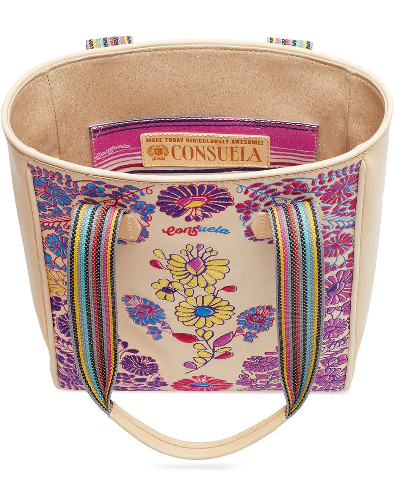 Consuela Calvin Chica Tote Beautifully Embroidered