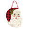 Santa Hooked Door Decor 13"x22"