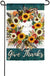 Give Thanks Wreath Garden Flag Suede by Evergreen