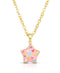 Lily Nily Puffed Star Pendant Pink