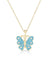 Lily Nily Butterfly Pendant Turquoise